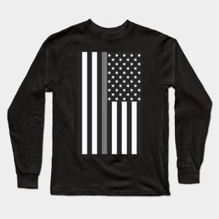 American Flag, Correctional Officer Gifts Long Sleeve T-Shirt